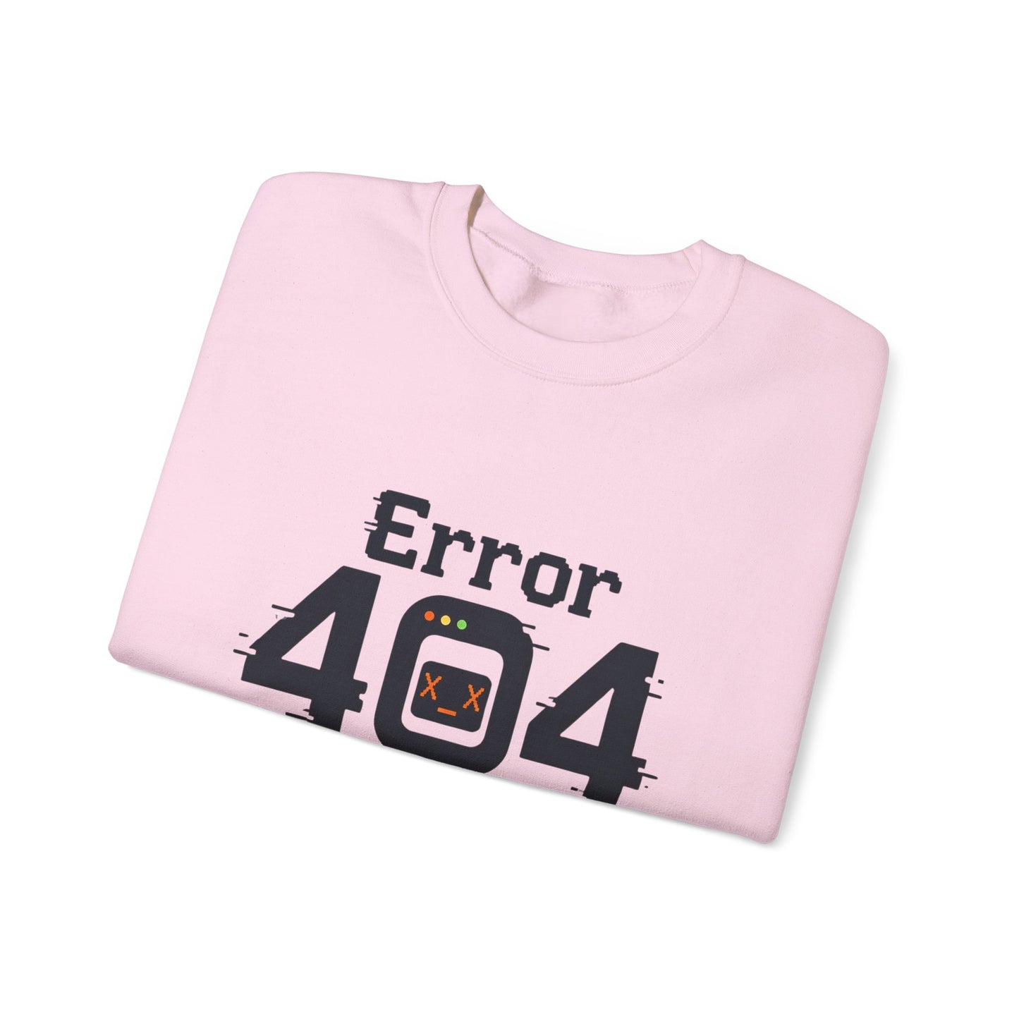 Error 404: Motivation Not Found Crewneck Sweatshirt – Funny Programmer Tech Humor