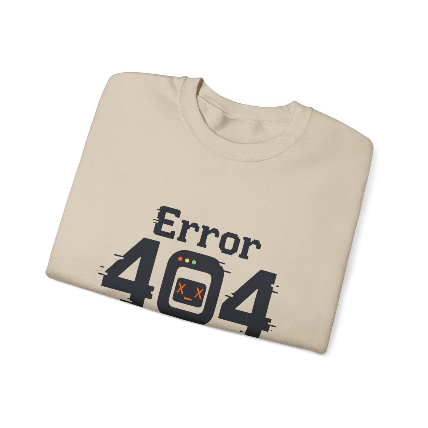 Error 404: Motivation Not Found Crewneck Sweatshirt – Funny Programmer Tech Humor